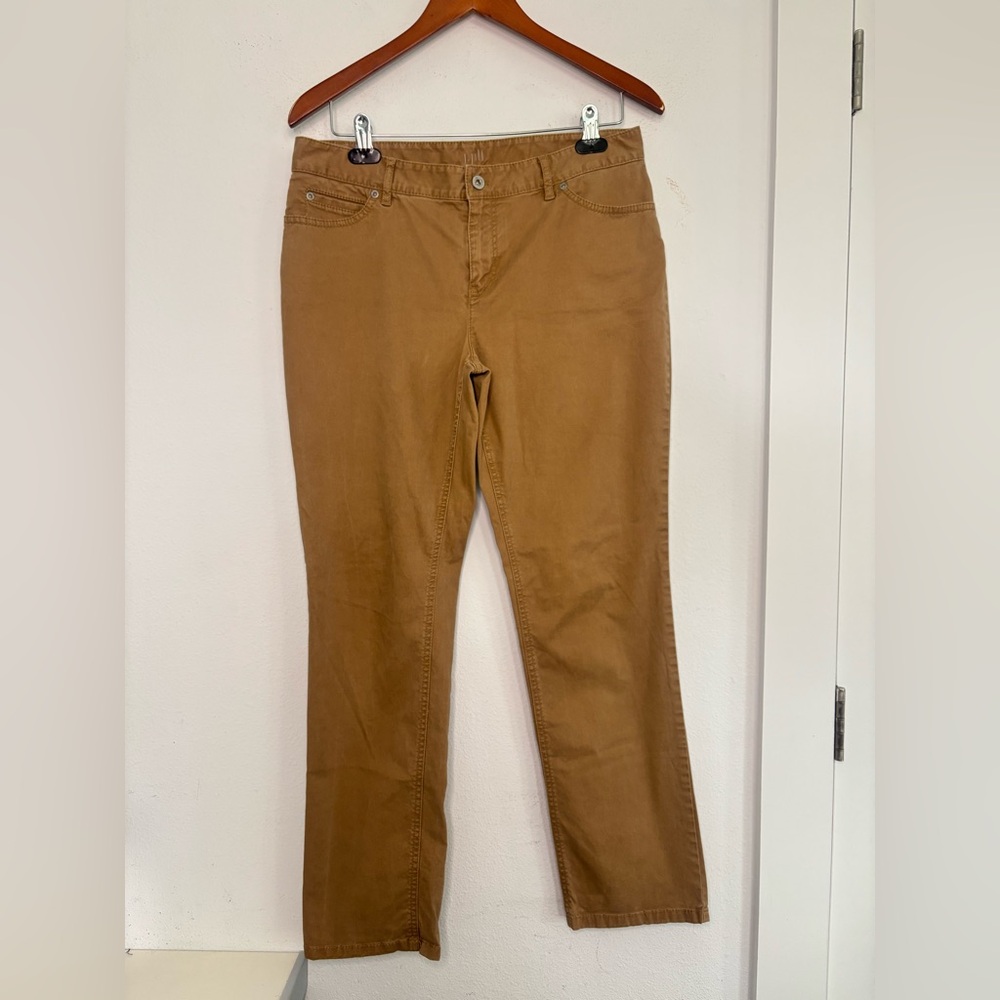 J. JILL TAN AUTHENTIC FIT SLIM TROUSER PANTS SZ 10 PETITE